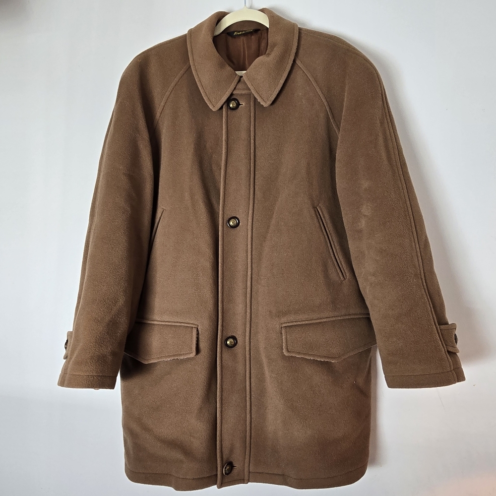 Mario Valente Men's Italian Made Wool & Cashmere Coat Sz 42